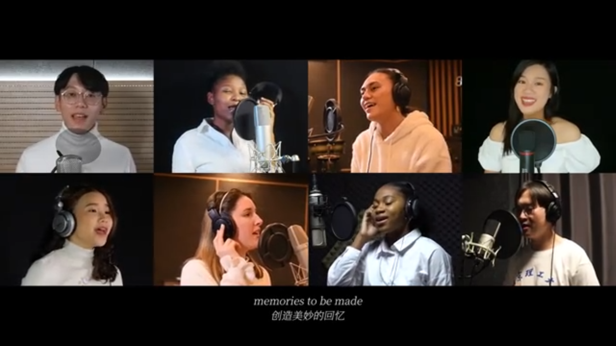 International students team up for Olympic song